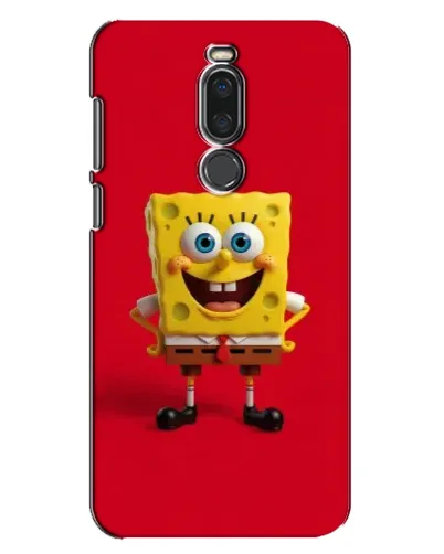 Чехол для Meizu X8 с картинкой «Спанч Боб на красном» Чехол для Meizu X8 с картинкой «Спанч Боб на красном»