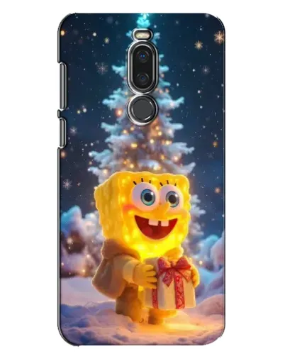 Чехол для Meizu X8 с картинкой «Рождественский Спанч Боб» Чехол для Meizu X8 с картинкой «Рождественский Спанч Боб»