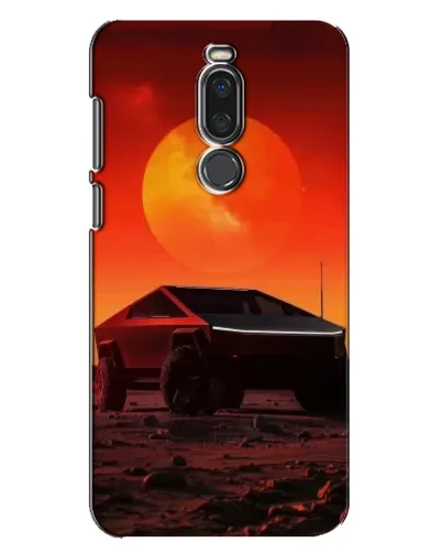 Чехол для Meizu X8 с картинкой «Cybertruck на Марсе»