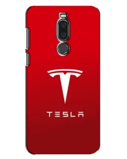 Чехол для Meizu X8 с картинкой «Tesla Red Classic»