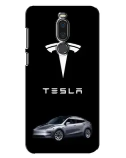 Чехол для Meizu X8 с картинкой «Tesla Model Y»