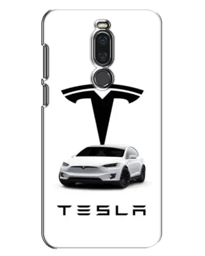 Чехол для Meizu X8 с картинкой «Tesla White Style»