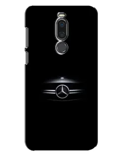 Чехол для Meizu X8 с картинкой «Mercedes — абстрактные линии»