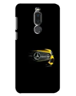 Чехол для Meizu X8 с картинкой «Mercedes — ретро стиль»