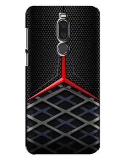 Чехол для Meizu X8 с картинкой «Mercedes Carbon Grid»
