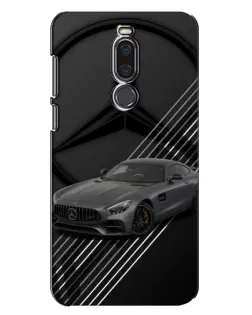 Чехол для Meizu X8 с картинкой «Mercedes AMG — графика»