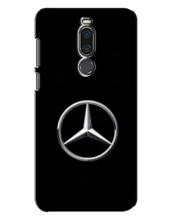 Чехол для Meizu X8 с картинкой «Mercedes классический лого»