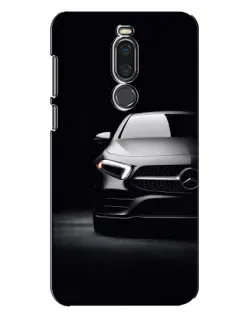 Чехол для Meizu X8 с картинкой «Свет фар Mercedes»