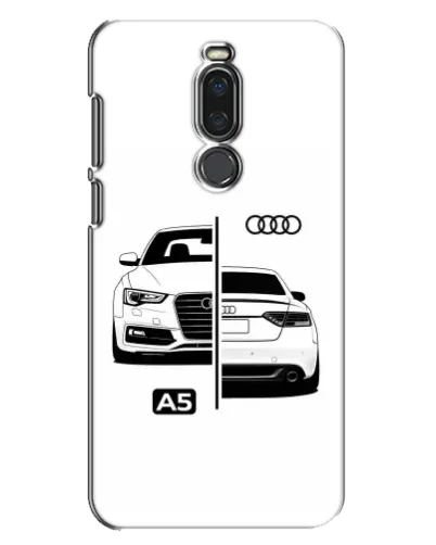 Чехол для Meizu X8 с картинкой «Audi — контрастный дизайн» Чехол для Meizu X8 с картинкой «Audi — контрастный дизайн»