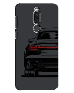 Чехол для Meizu X8 с картинкой «Задняя часть Audi — арт»