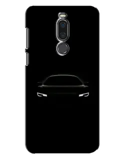 Чехол для Meizu X8 с картинкой «Взгляд Audi в темноте»