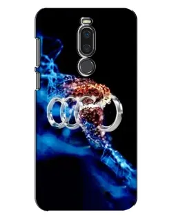Чехол для Meizu X8 с картинкой «Энергия лого Audi»