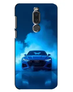 Чехол для Meizu X8 с картинкой «Audi — голубая энергия»