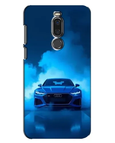 Чехол для Meizu X8 с картинкой «Audi — голубая энергия» Чехол для Meizu X8 с картинкой «Audi — голубая энергия»