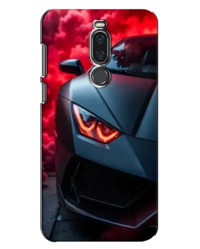 Чехол для Meizu X8 с картинкой «Lamborghini красное сияние»