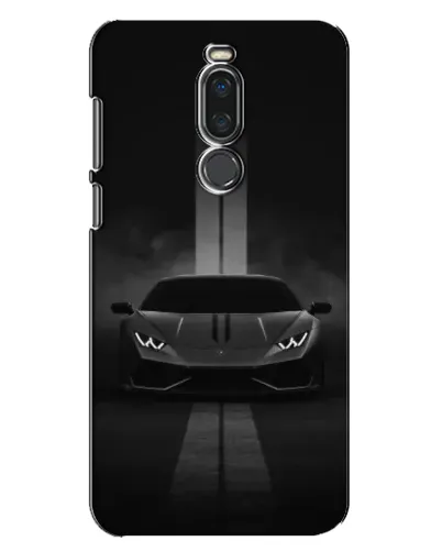 Чехол для Meizu X8 с картинкой «Lamborghini симметрия дорог»