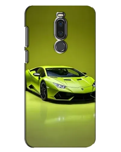 Чехол для Meizu X8 с картинкой «Салатовый Lamborghini Huracan»