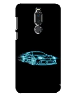 Чехол для Meizu X8 с картинкой «Неоновый контур Lamborghini» Чехол для Meizu X8 с картинкой «Неоновый контур Lamborghini»