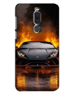 Чехол для Meizu X8 с картинкой «Lamborghini в огне» Чехол для Meizu X8 с картинкой «Lamborghini в огне»