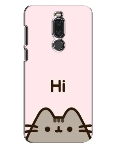 Чехол для Meizu X8 с картинкой «Пушин говорит Hi»