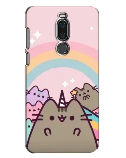 Чехол для Meizu X8 с картинкой «Единорог Pusheen»