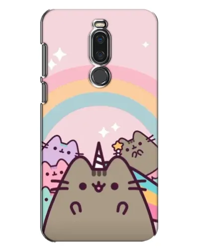 Чехол для Meizu X8 с картинкой «Единорог Pusheen»