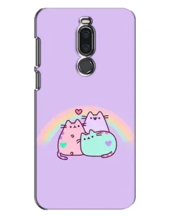 Чехол для Meizu X8 с картинкой «Радужные Пушины»