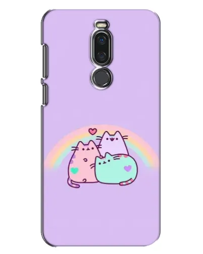 Чехол для Meizu X8 с картинкой «Радужные Пушины»