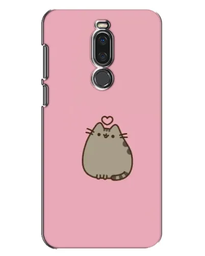 Чехол для Meizu X8 с картинкой «Pusheen сердце»