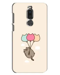 Чехол для Meizu X8 с картинкой «Пушин на шариках»