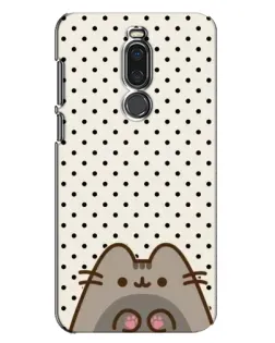 Чехол для Meizu X8 с картинкой «Пушин в горошек»