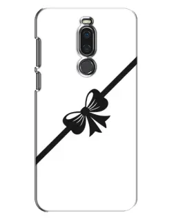 Чехол для Meizu X8 с картинкой «Диагональный бант»