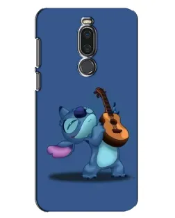 Чехол для Meizu X8 с картинкой «Стич с укулеле»