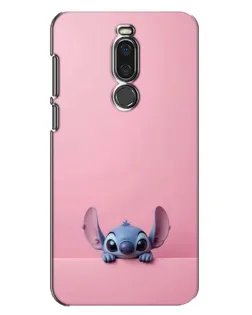 Чехол для Meizu X8 с картинкой «Stitch выглядывает»