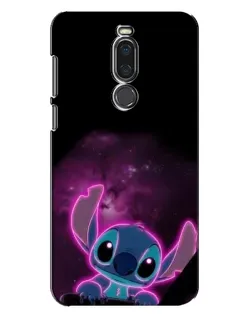 Чехол для Meizu X8 с картинкой «Неоновый Stitch»