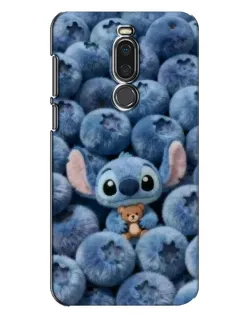Чехол для Meizu X8 с картинкой «Стич и голубика»