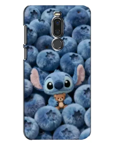Чехол для Meizu X8 с картинкой «Стич и голубика»