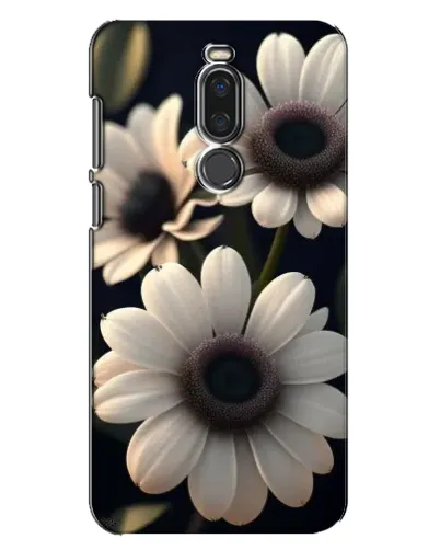 Чехол для Meizu X8 с картинкой «Белые маргаритки макро»