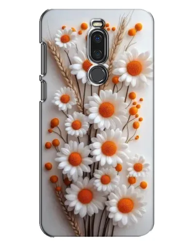 Чехол для Meizu X8 с картинкой «Белые сухоцветы»