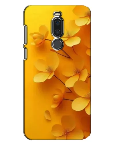 Чехол для Meizu X8 с картинкой «Золотые лепестки»