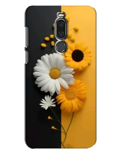 Чехол для Meizu X8 с картинкой «Подсолнух и ромашка»