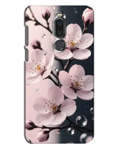 Чехол для Meizu X8 с картинкой «Нежная сакура и капли» Чехол для Meizu X8 с картинкой «Нежная сакура и капли»