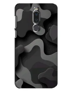 Чехол для Meizu X8 с картинкой «Темный абстрактный камуфляж» Чехол для Meizu X8 с картинкой «Темный абстрактный камуфляж»