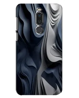 Чехол для Meizu X8 с картинкой «Объемные синие складки» Чехол для Meizu X8 с картинкой «Объемные синие складки»
