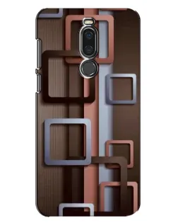 Чехол для Meizu X8 с картинкой «Коричневые объемные квадраты» Чехол для Meizu X8 с картинкой «Коричневые объемные квадраты»