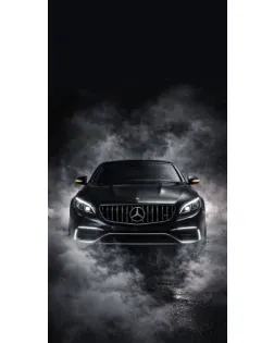 Чохол для Nokia з картинкою «Mercedes у диму»