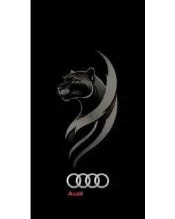 Чохол для Nokia з картинкою «Графіка — пантера та Audi»