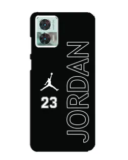 Чехол для Motorola Edge 30 Neo с картинкой «Jordan Vertical»