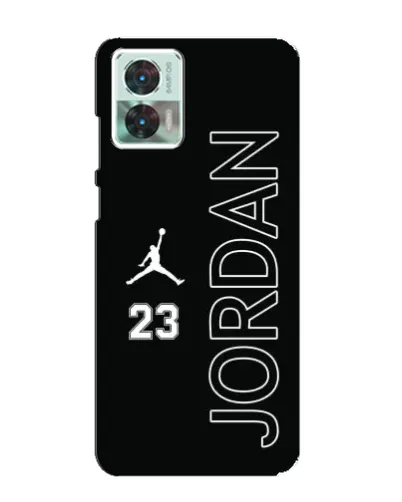 Чехол для Motorola Edge 30 Neo с картинкой «Jordan Vertical»
