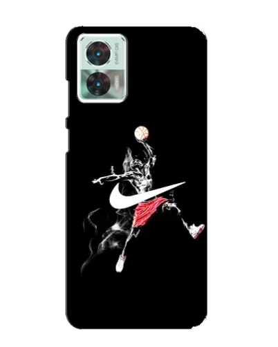 Чехол для Motorola Edge 30 Neo с картинкой «Jordan Jumpman»